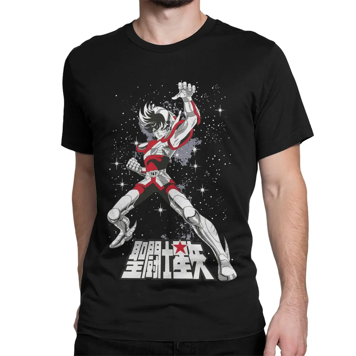 Knights Of The Zodiac Japanese Anime Men Women T Shirt Saints Seiya Creative Tees Short Sleeve T-Shirt Cotton Original Clothes