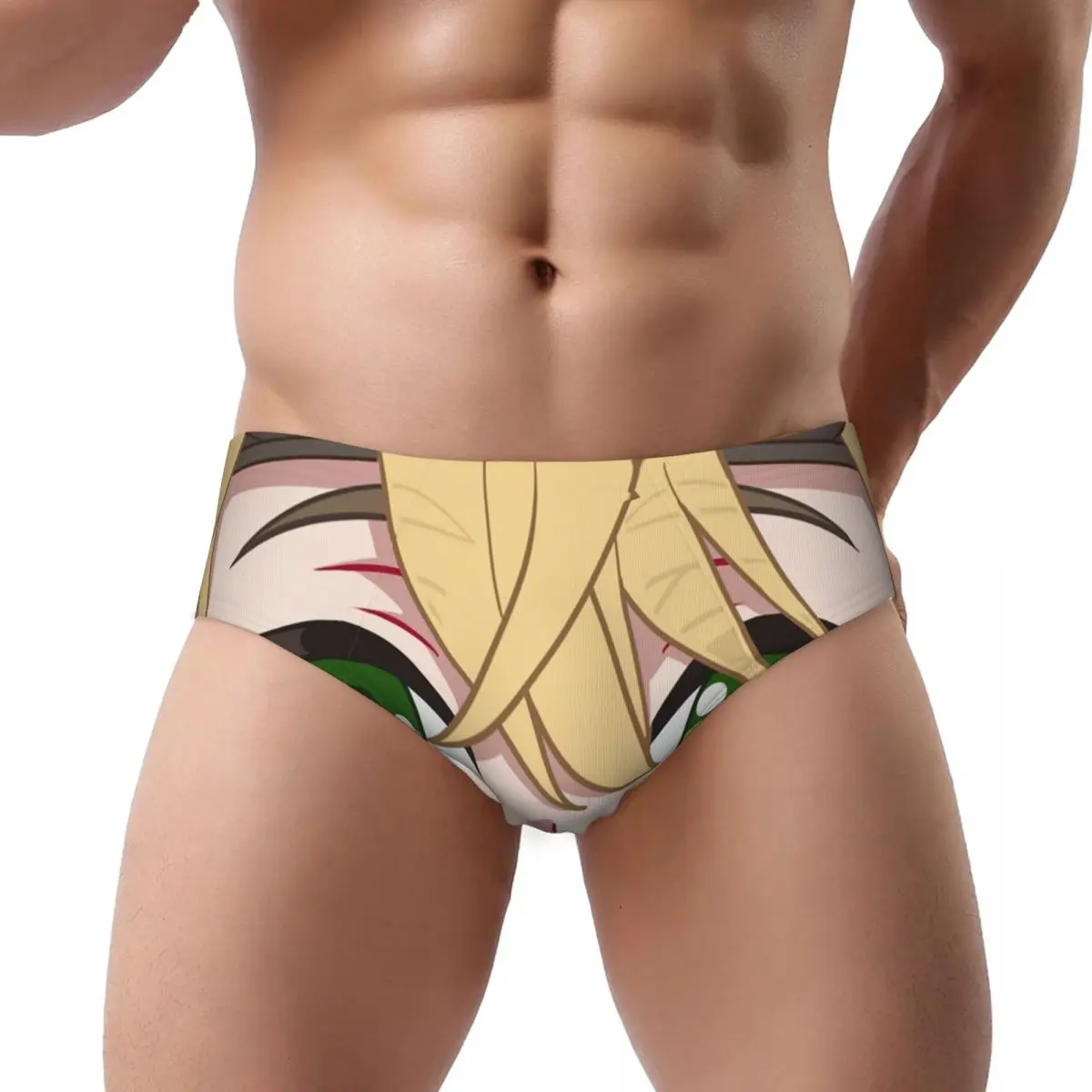 

Custom Genshin Impact Thoma Face Men's Briefs Panties Men's Comfort Funny Print Underwear Underpants
