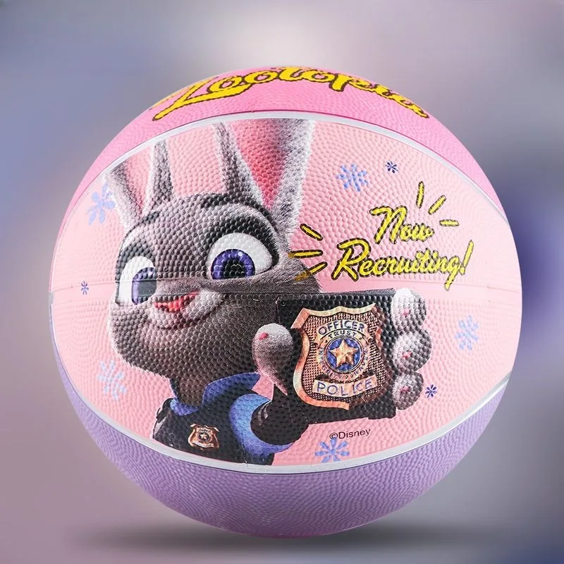 Disney Judy Hopps juguete especial de dibujos animados lindo y creativo para niños, pelota de regalo de vacaciones de película de Anime Simple personalizada, baloncesto