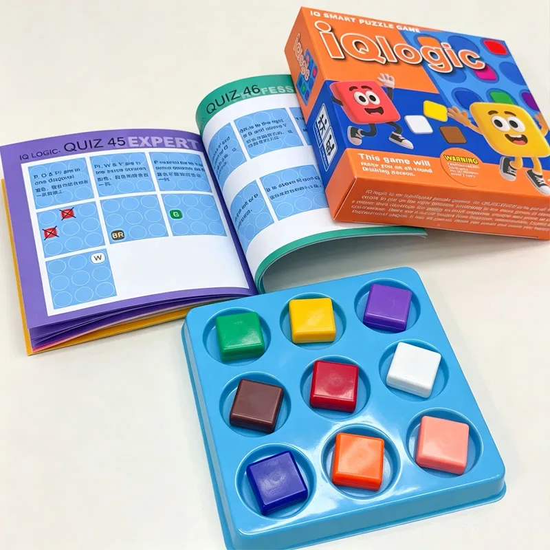 NEW Nine Color Games IQ Logic Puzzles For Kids & Adults Spatial Reasoning Thinking Stratege Problem Solving Educational Toys