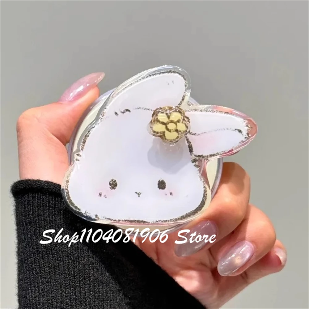 

Korea Cute Rotate Rabbit Magnetic Holder Grip Tok Griptok Phone Holder Phone Stand Support For iPhone For Pad Magsafe Smart Tok