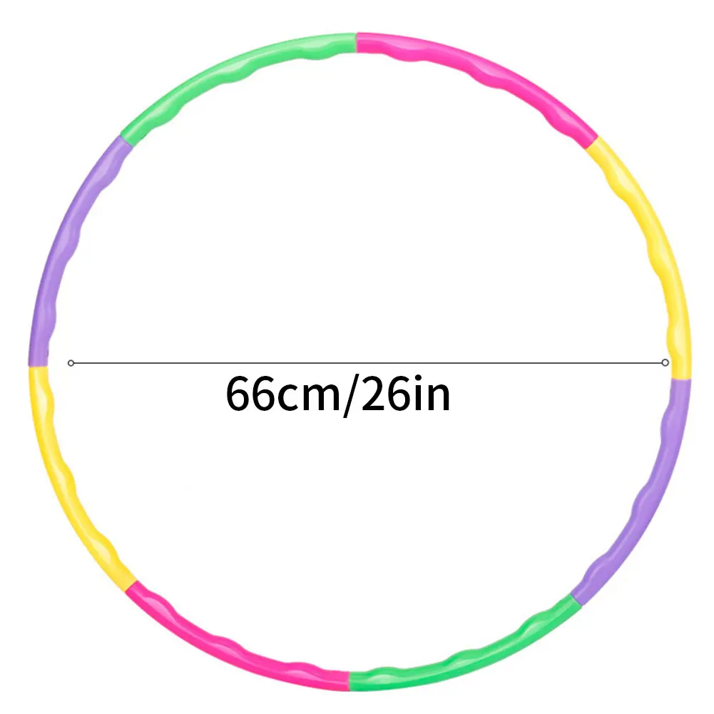 Sport Removable Color Hoop Equipment For Children Portable Exercise Plastic Fitness Training Hoola Circle Children\'s Best Gifts