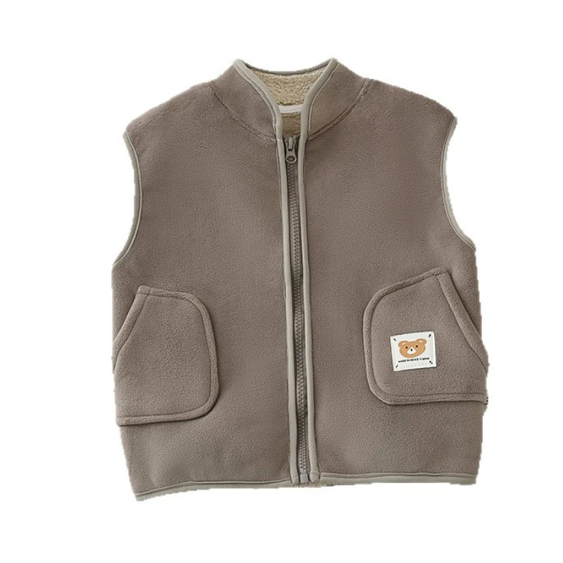 

New Autumn Winter Fashion Baby Clothes Children Boys Thicken Warm Vest Kids Girls Clothing Infant Costume Toddler Sportswear