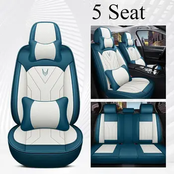 Vysoce kvalitní kožené potahy na autosedačky Wertige, vhodné pro vozy Toyota Corolla, Camry, Accord, sada pro celý vůz s 5 sedadly 10 nejlepší prodej Potahy sedadel Toyota Harrier - №4