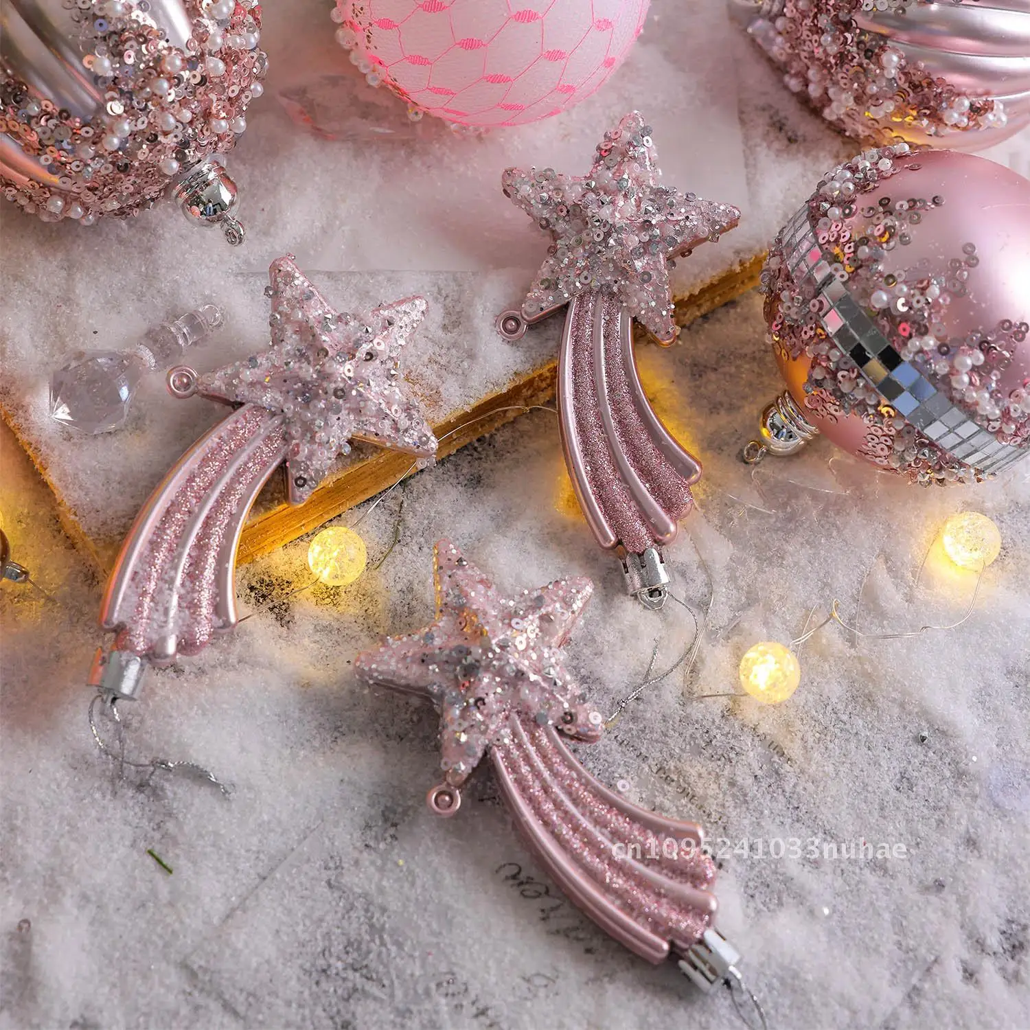 

christmas ornaments new christmas tree decoration pendant diy wreath rattan accessories