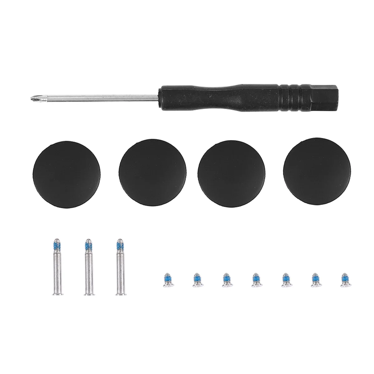 

Rubber Feet with Screws Bottom Screwdriver Set for MacBook PRO A1278 A1286 A1297 13, 15, 17 (Not for Retina Screens)