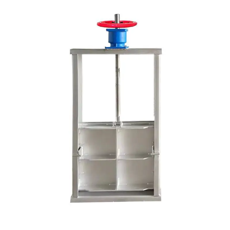 Steel mechanism gate integrated gate River reservoir, flat panel adjustable steel mechanism integrated