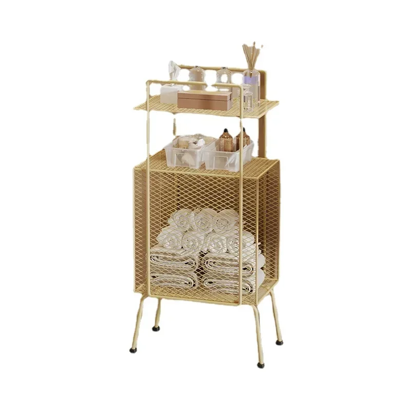 

Простая полка для ванной комнаты в скандинавском стиле, многослойный железный держатель для полотенец, напольное хранилище с узким швом, полый дизайн для душа, предметы первой необходимости