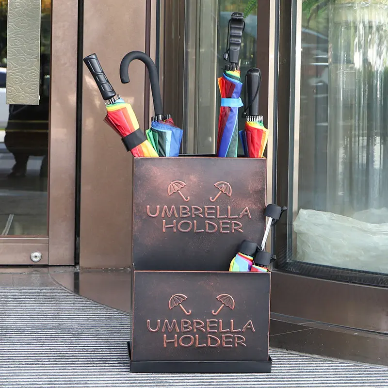 

Commercial Umbrella Rack for Hotel, High-Capacity Entrance Storage Stand, Waterproof & Sturdy Holder for Public Spaces