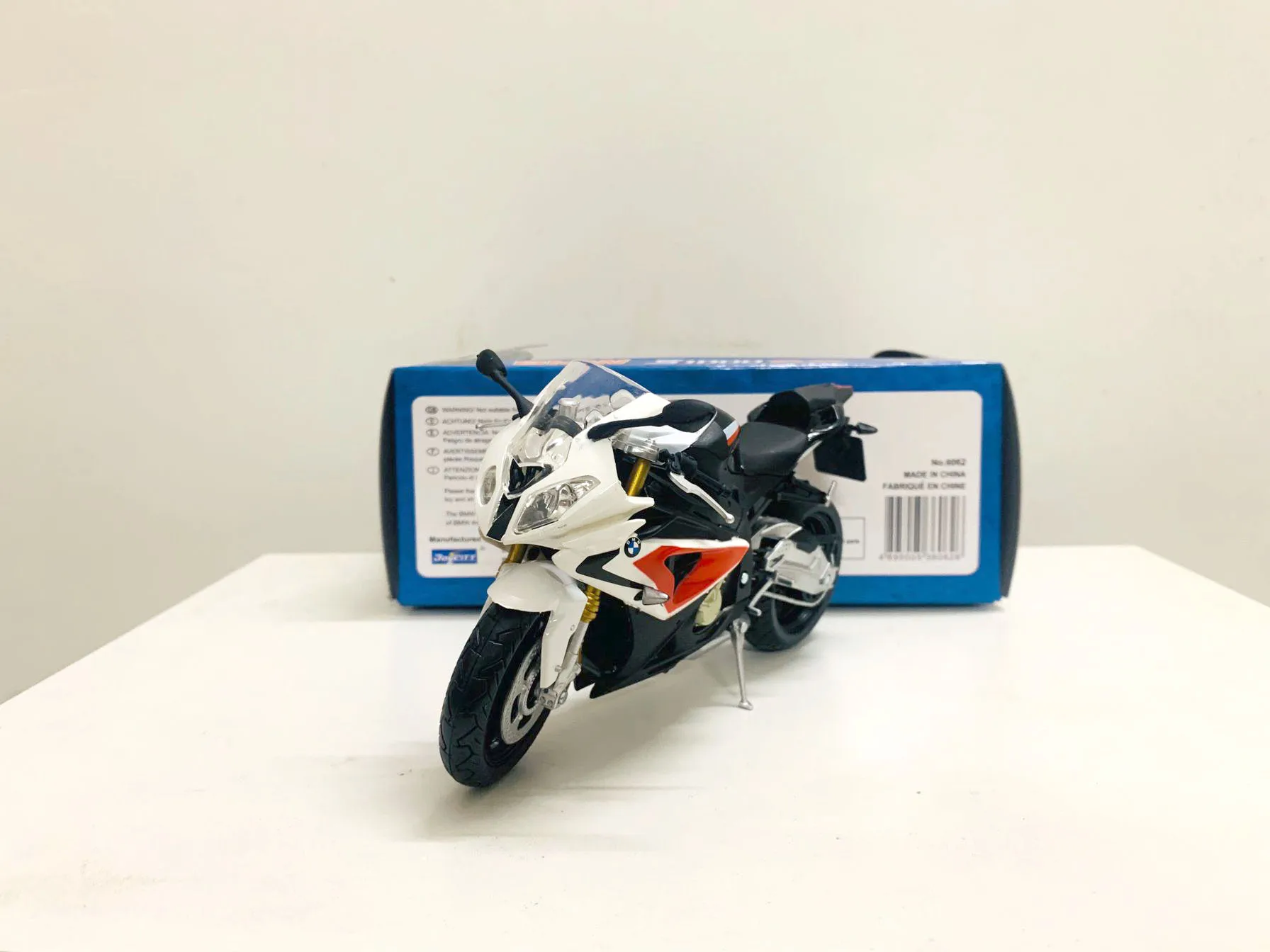 3 Color! 1:12 Scale Die-Cast Plastic Model Bike Motorcycle S1000 RR Gift New in Box