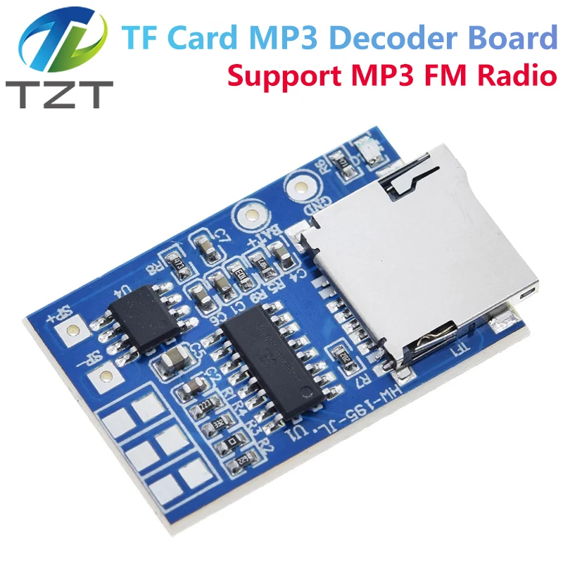 1PCS GPD2846A TF Card MP3 Decoder Board 2W Amplifier Module for Arduino GM Power Supply Module