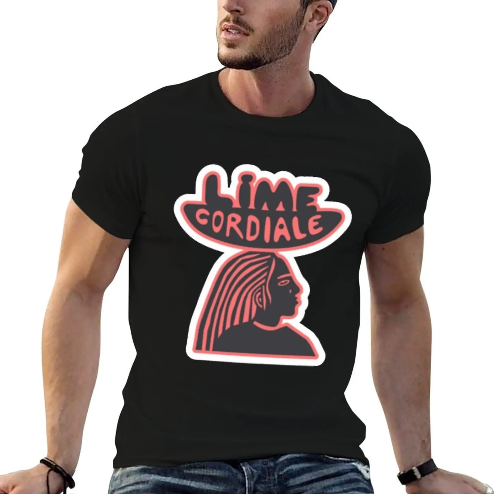 Lime cordial T-Shirt anime t shirts oversize t shirt for man t shirt man casual T-shirt