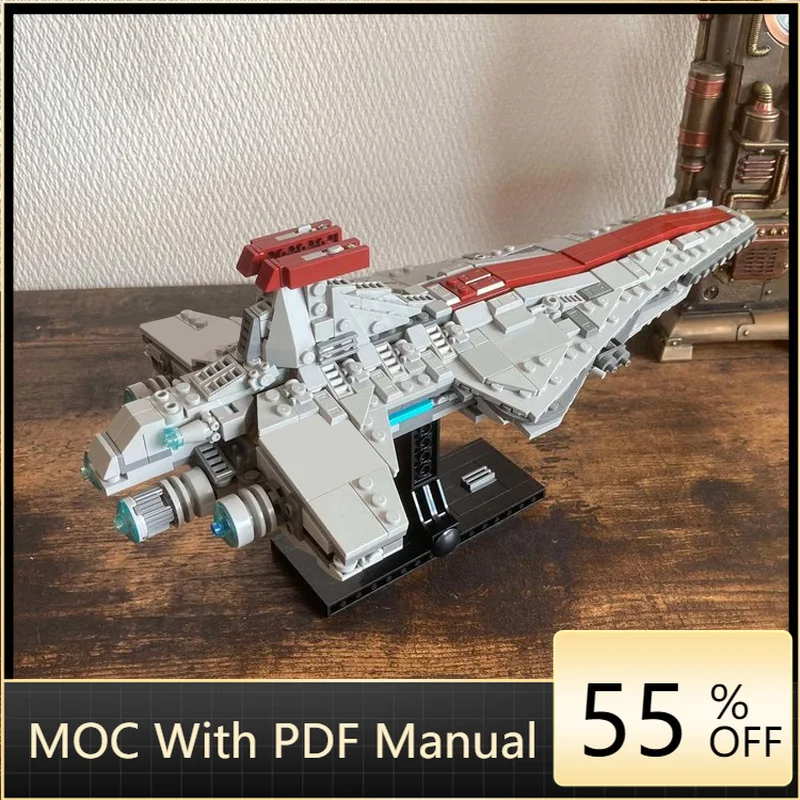 

699 шт. MOC настроить Star Battle Venator Class StarDestroyer миди-масштаб 75404 строительный блок технология сборки DIY игрушка в подарок