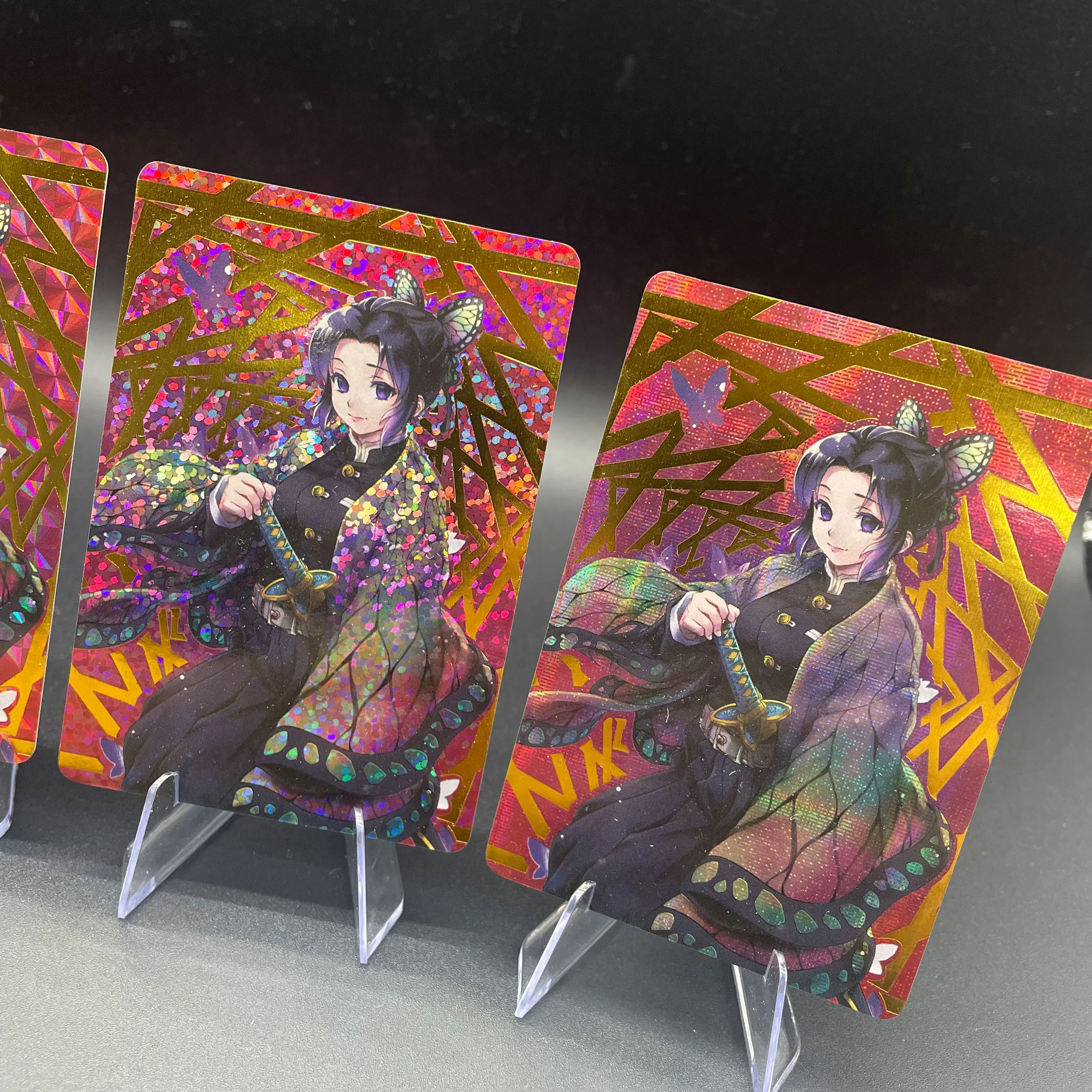 Demon Slayer Shinobu Kochou Collectible Card - close-up view