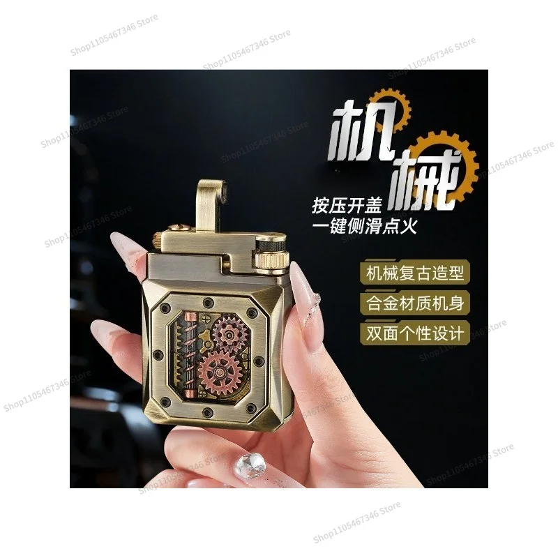 For Retro Mechanical Pressing Grinding Wheel Metal Visual Warehouse Personalized Creative High-value Gifts