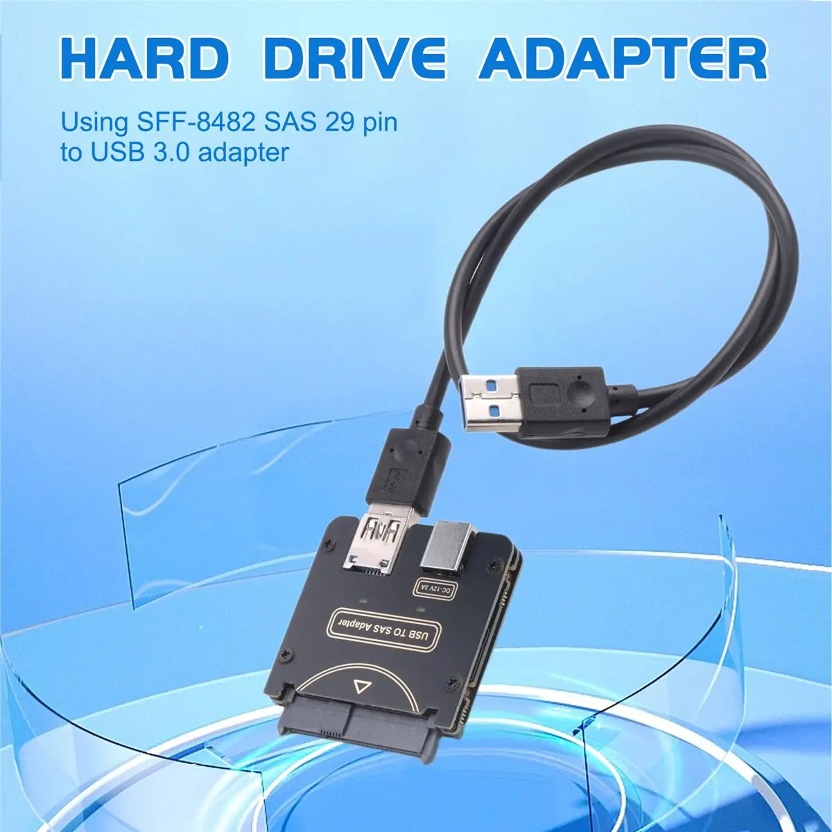 Cmpt And Acce Store Offer PC Accessories USB To SFF-8482 SAS 29Pin Adapter USB To SAS 29Pin SFF-8482 Adapter
