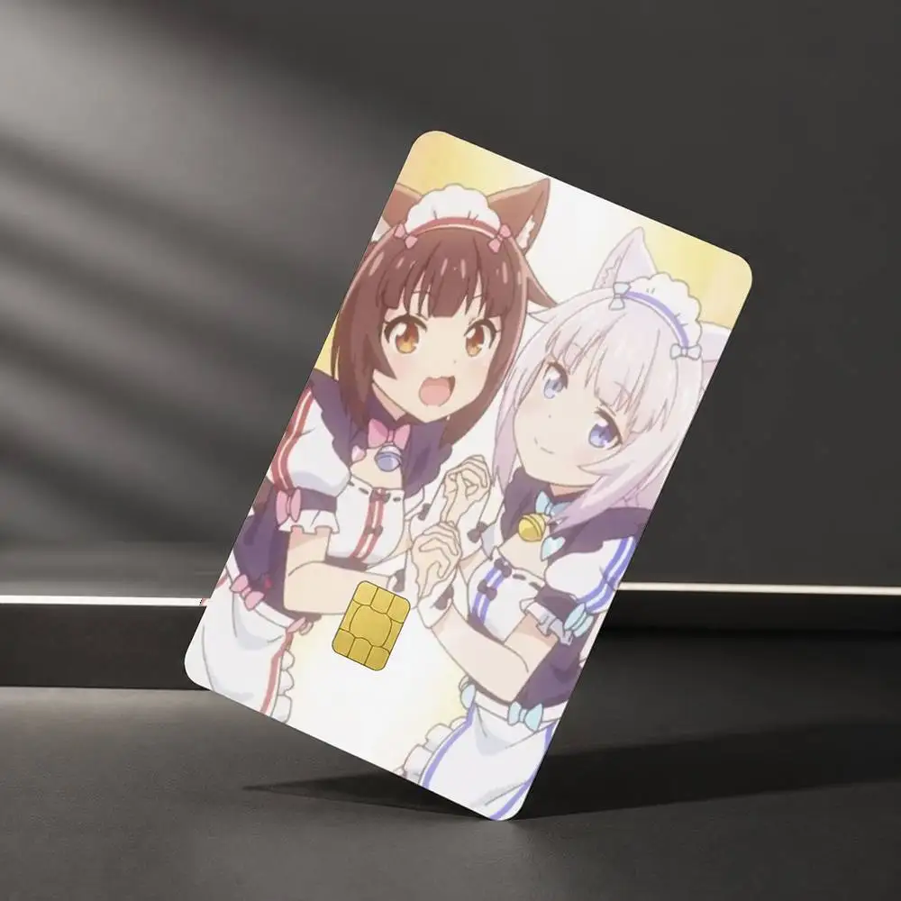 Nekopara Anime Chocolat Vanilla Sticker Film Tape Skin for Credit Card Debit Card Waterproof Stickers