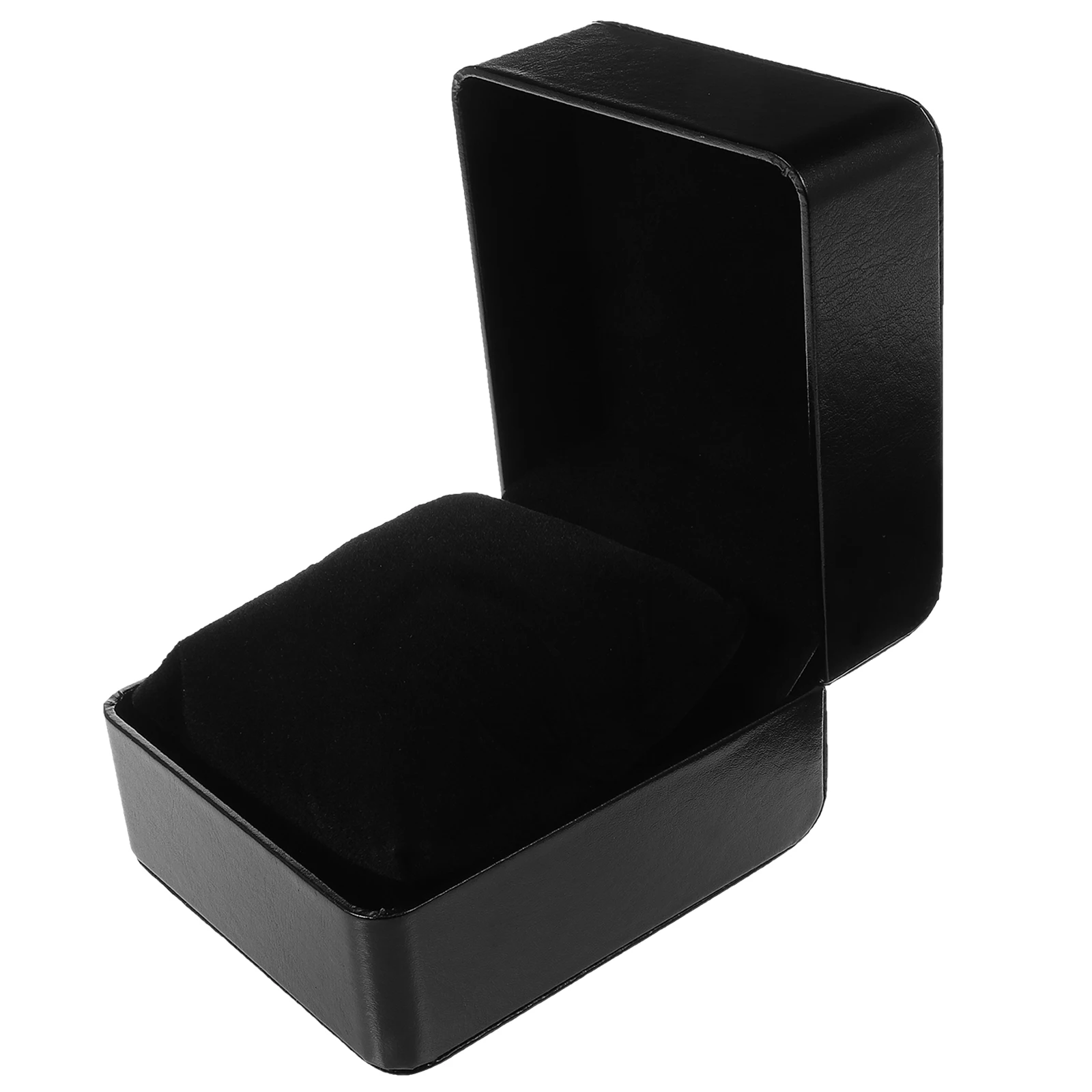 Caja de regalo para reloj Simple, cubierta elástica de PU, caja de almacenamiento para reloj de pulsera, caja de embalaje de joyería