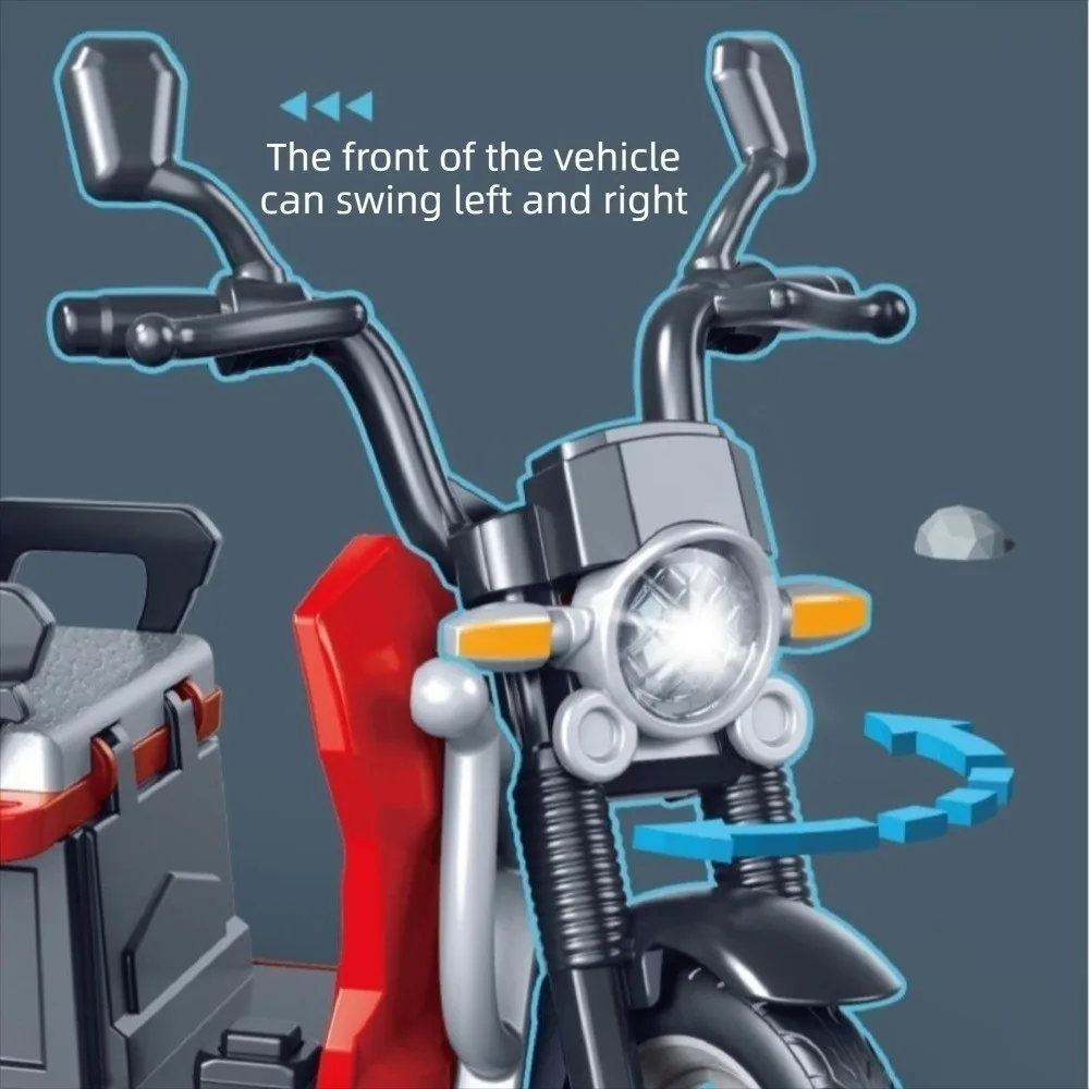 الصوت ضوء دراجة ثلاثية العجلات نموذج عجلة أمامية التوجيه آلية بالقصور الذاتي دراجة ثلاثية العجلات بالقصور الذاتي التراجع البلاستيك نموذج مصغر هدية