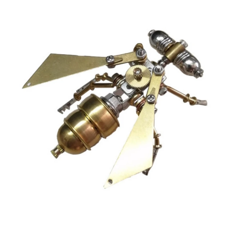 

Steampunk Mechanical Small Flying DIY Metal Insects Model Kit Jigsaw Assembly Toy 3D Puzzles Toys for Children Adults Gifts