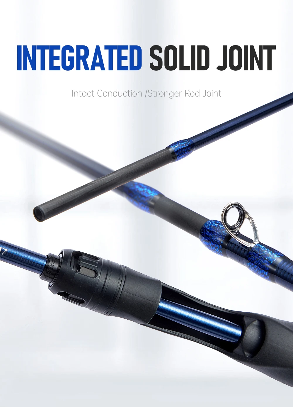 SOLOKING SCOUT47 Oktopus-Tintenfisch-Angelrute 9:1 Action Jigging Boot- und Meeresangelrute 61g Leichtgewichtige Webfooted-Rute – Detail 7