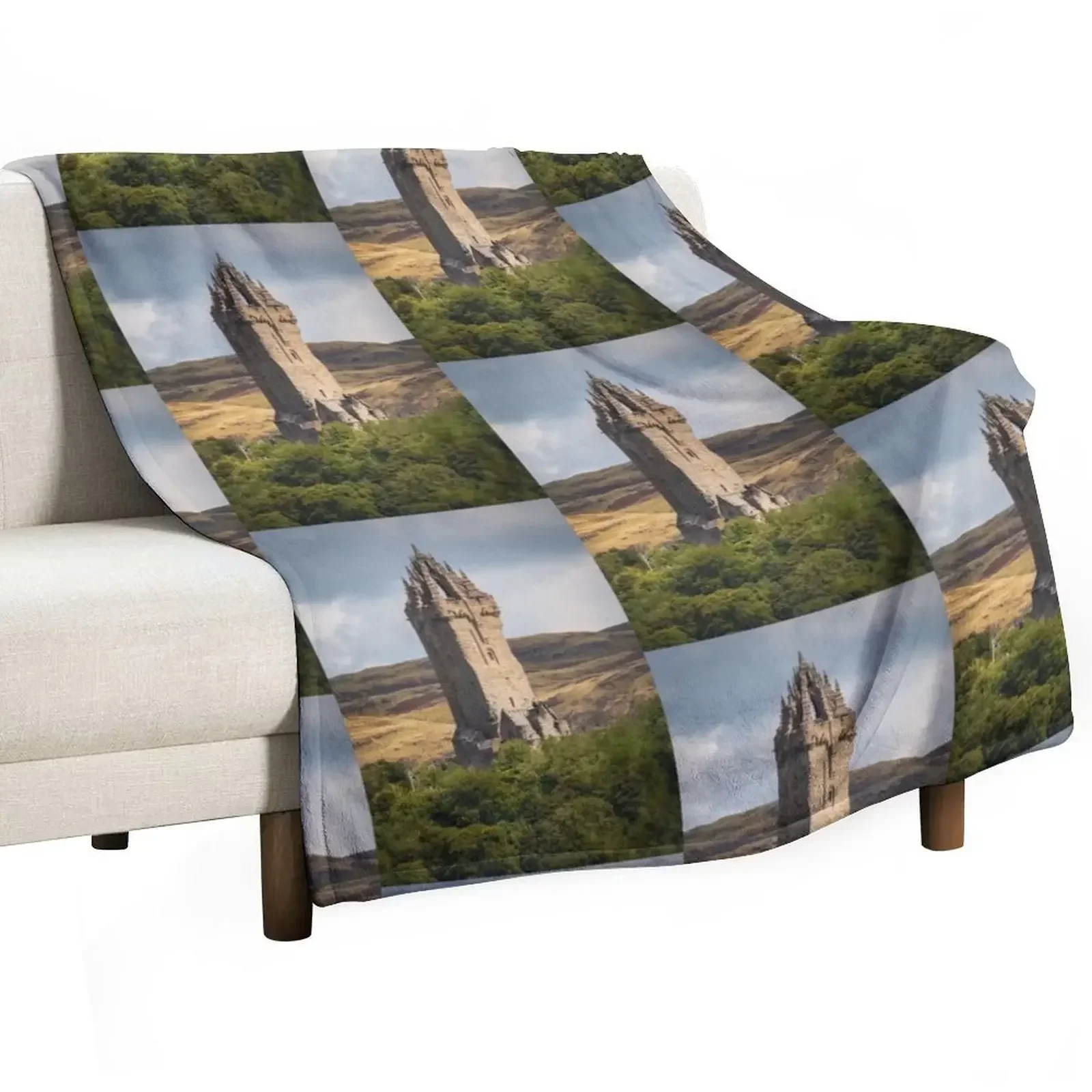 The National Wallace Monument Throw Blanket manga Soft Big Custom Blankets