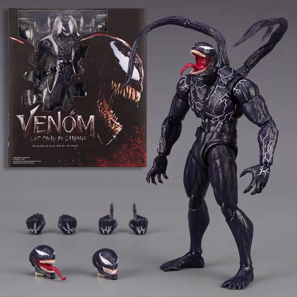 ゼ*ロ様 Venom & Carnageフィギュアセット 一番くじ&おまけ多数 SHF Venom Carnage Action Figure Joint Movable Toys Venom Legends