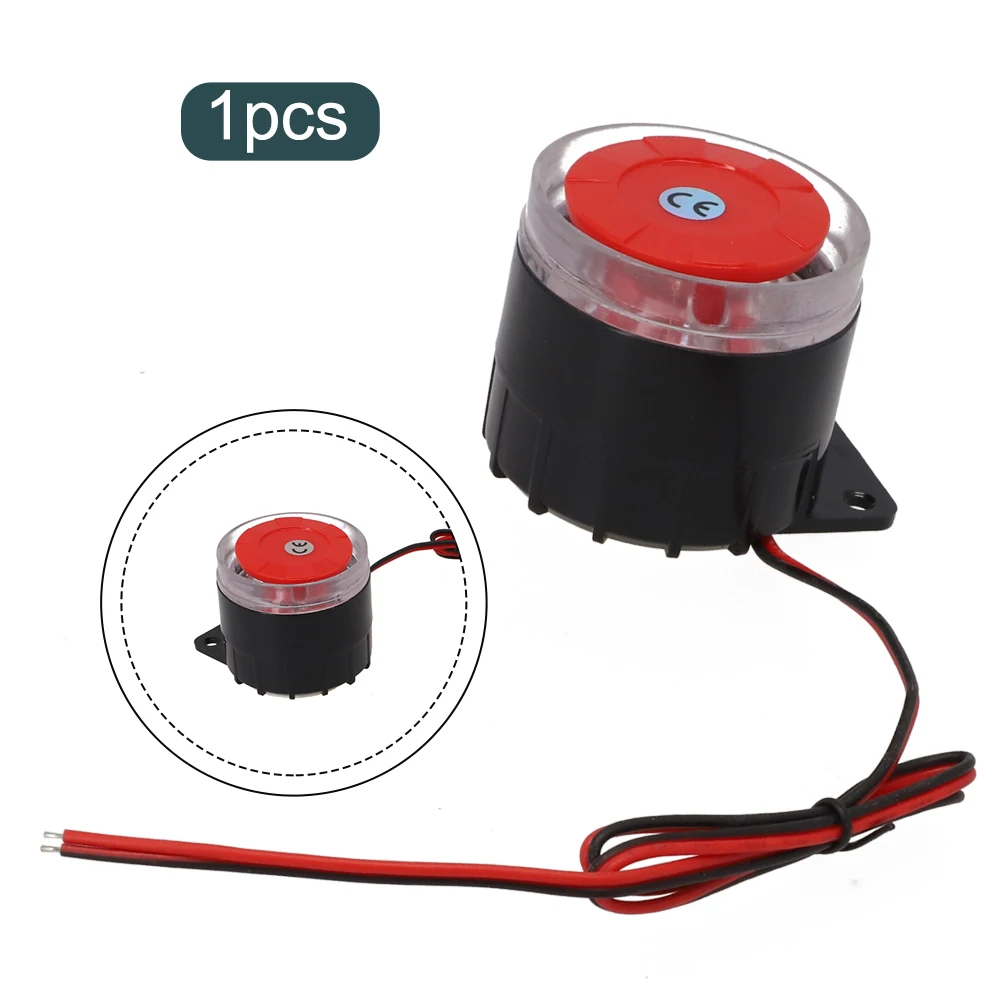 

High Decibel Alarm Indoor Siren Communities Shopping Malls Warehouses Factories 12VDC 300 (mA) 49*50mm Plastic