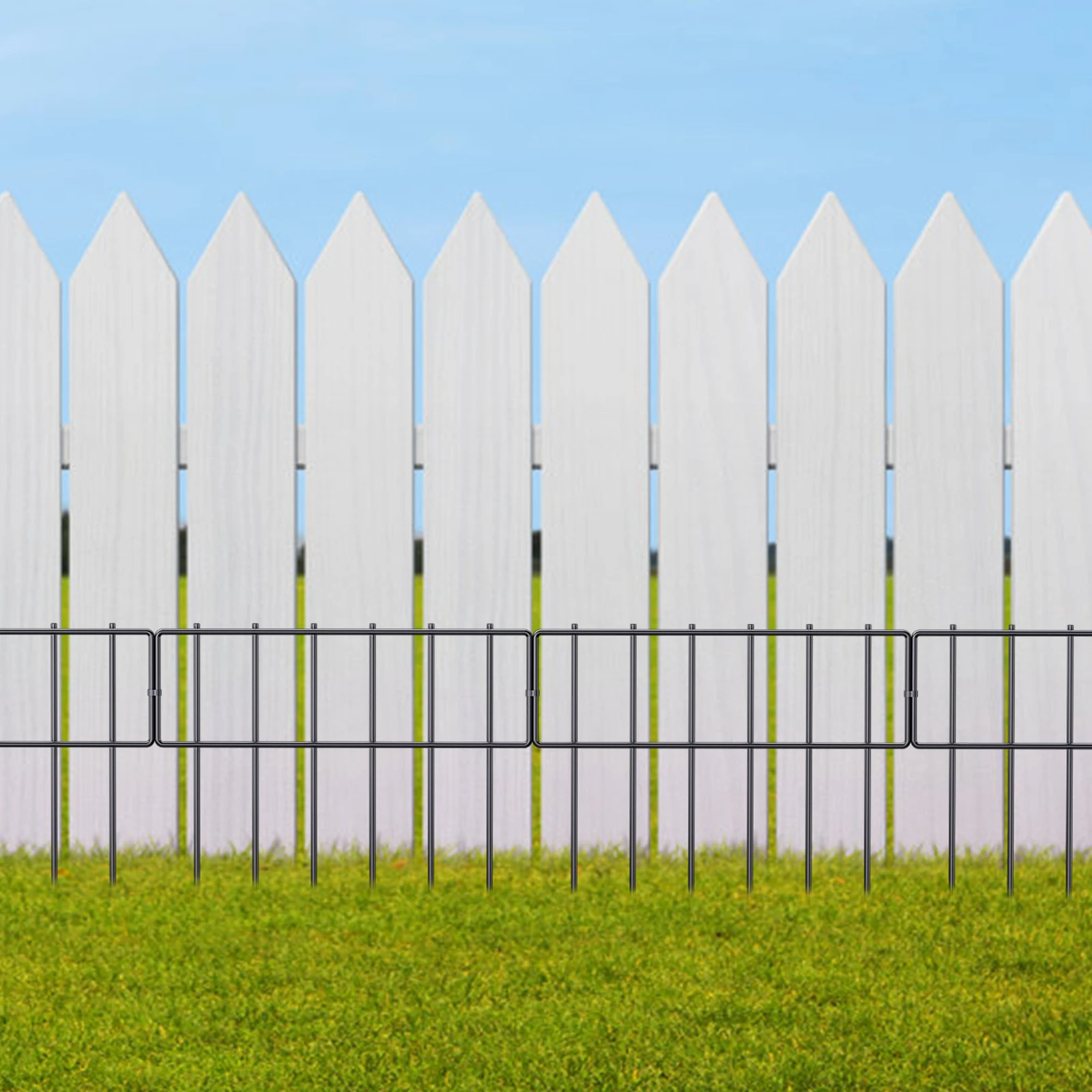 

25 Pcs Animal Barriers Rust-proof Fence Border Garden Decorative Fence Panels