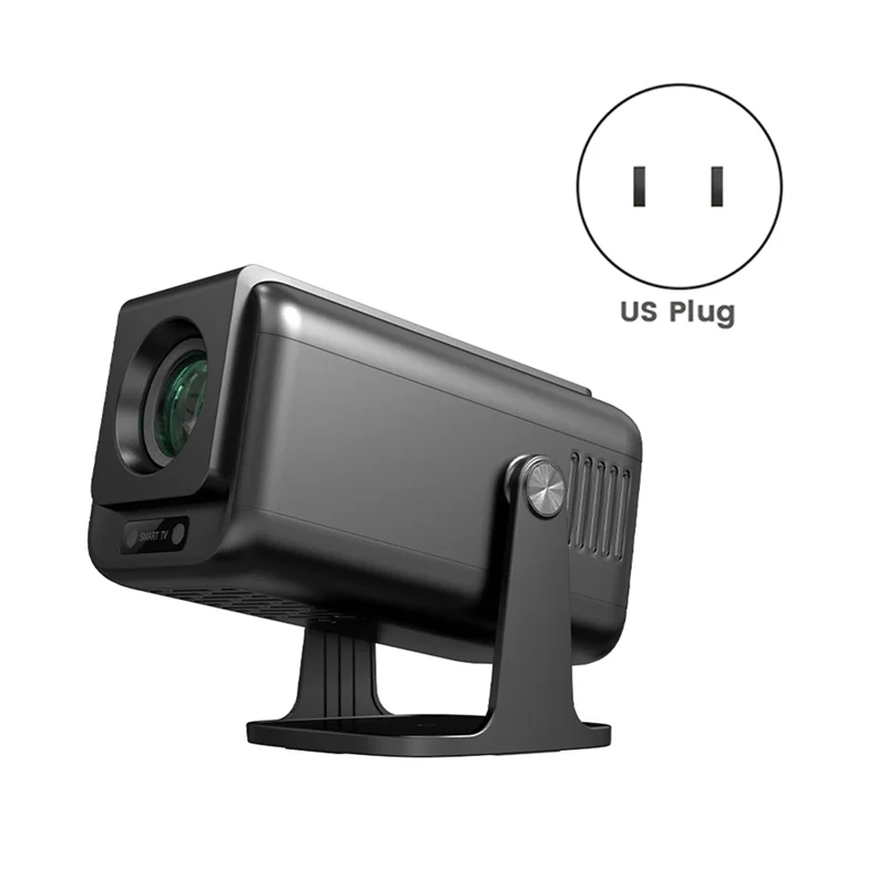جهاز عرض تلفزيوني ذكي H320 حساس Android 13 Wifi6 300 ANSI 180 °   جهاز عرض مسرح منزلي مرن BT 5.0 Beamer 1920X1080p