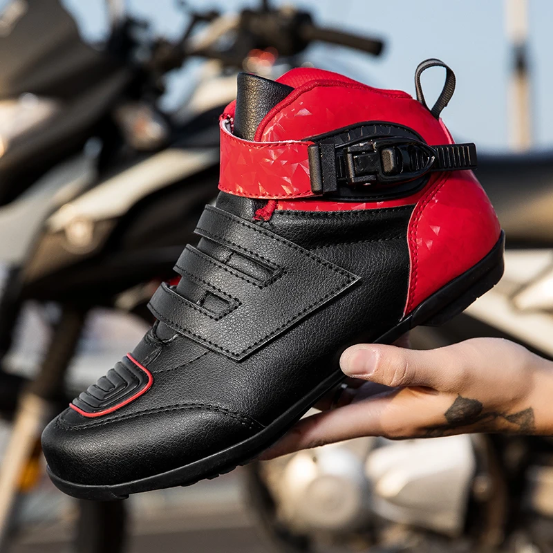 

Motorcycle professional protection riding boots four seasons men's outdoor breathable off-road leisure motorcycle riding shoes