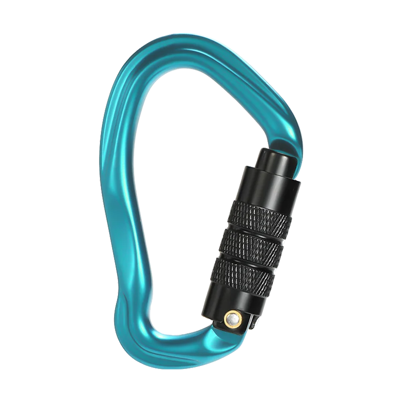 CLIWIZ ماركة 23KN حلقة تسلق احترافية خارجية 7075 قفل أوتوماتيكي لسلامة الطيران من الألومنيوم مع شهادات CE/UIAA #6