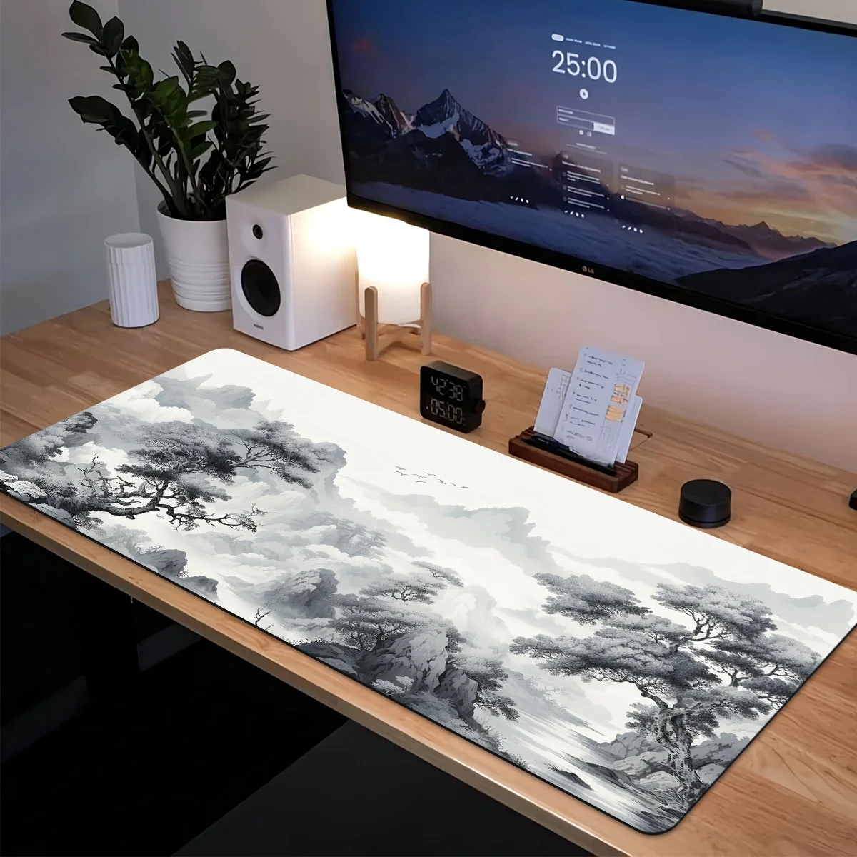 

Extended Mouse Pad PC Desk Keyboard Mat Chinese Landscape Ink Laptop Desk Pad Mouse Pads Xxl Gaming Mats Setup Mousepad Gamer