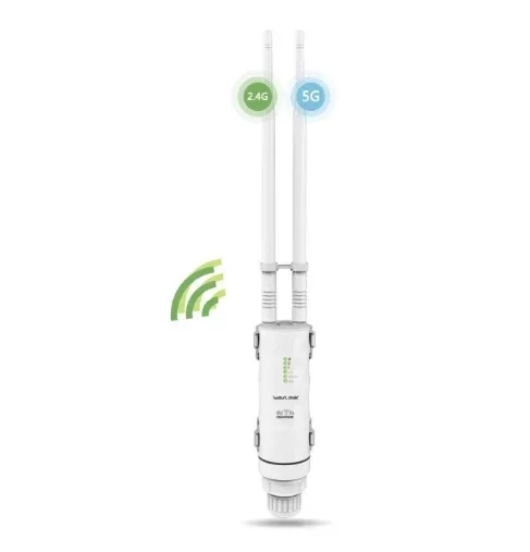 WAVLINK AC600 Wireless WIFI Repeater High Power Outdoor WIFI Router/Access Point/CPE Dual Dand 2.4G/5Ghz 12dBi Antenna POE