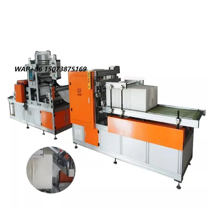 Full Automatic Hepa Air Filter Mini Pleating Machine With Hot Melt System