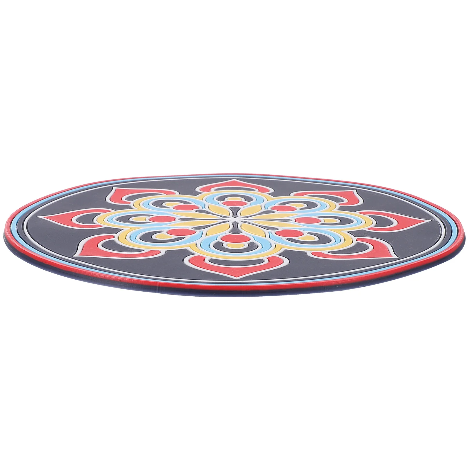 Music Bowl Mat Yoga Props Sound Rounded Pad Boombox Singing Cushion Bar Pads Embroidery Pillar