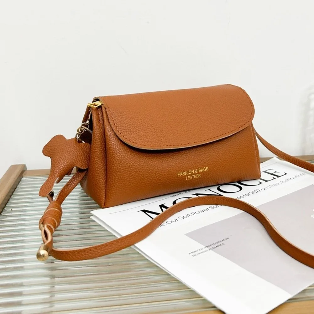 Neue Damen-Umhängetaschen aus weichem Leder, modische Vintage-Handtasche, leichte, tragbare Umhängetasche, Geschenk für Frauen – Detail 11
