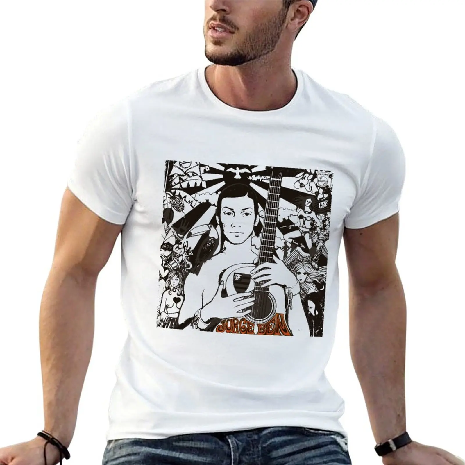 

Jorge Ben Jor T-Shirt man t shirt cotton man t shirt cotton high quality T-Shirt