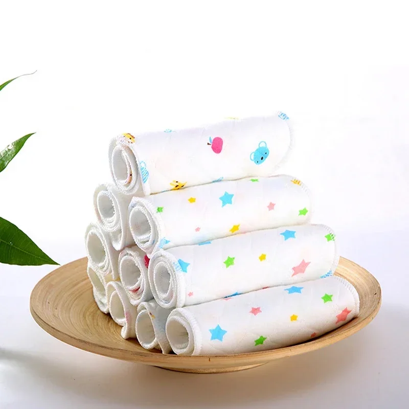 1PCS Washable Inserts Liners Print Star Deer Inserts for Baby Cloth Diaper Nappies Reusable Cloth Nappy for Diaper Pocket