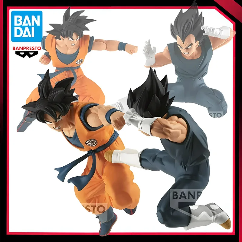 

Bandai Original BANPRESTO Anime Dragon Ball Match Makers Super Son Goku Vegeta PVC Figure Model Toys Birthday Christmas Boy Gift