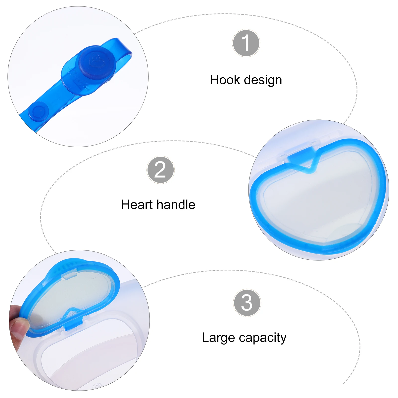 

Portable Wipe Box Wet Wipes Baby Tissue Case Moistened Scarf Outdoor Storage Holder Hanging Crib Travel Lid