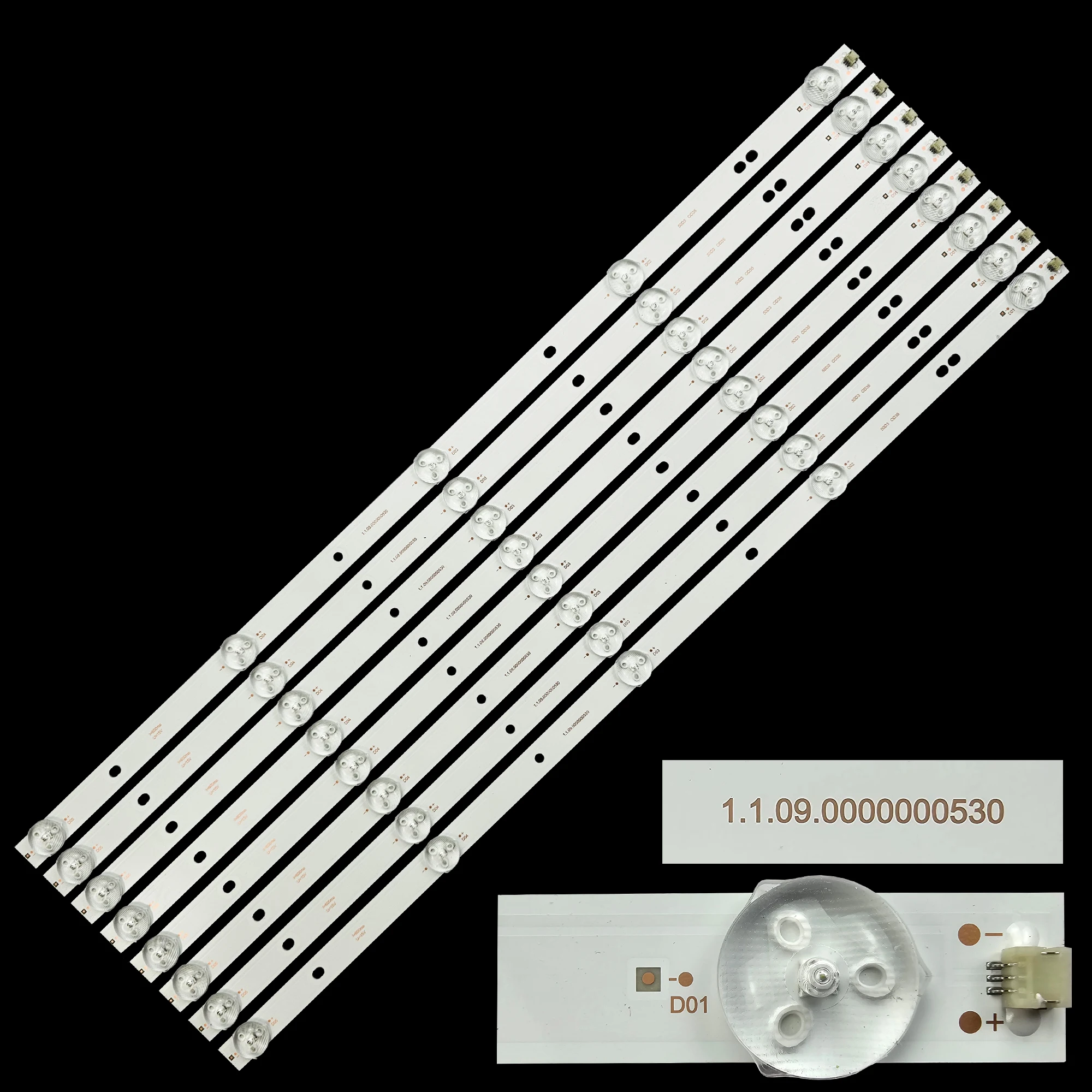 Tira de luces LED de iluminación trasera, accesorio para K50DLH8US Tira 5 LEDL9B5V3W4 1.1.09.0000530 L10B5V2W4 3,2-3,4 V 195-200LM 14000K