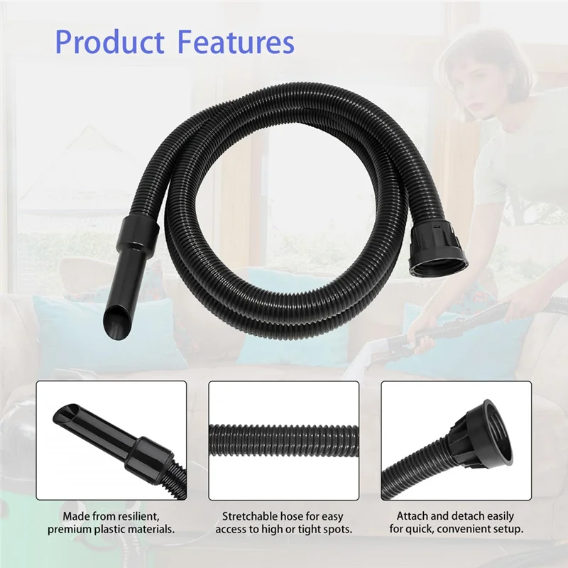 

【Today-Buy】For Numatic Henry Hetty Hoover Replacement 32Mm Fitting 2.5-Metre Hose Attachment Pipe For Models James Basil David N