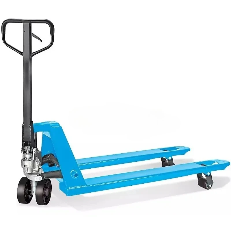 Heavy-Duty 2/3/5Ton Nylon/Steel Wheel Hydraulic Pallet Truck Aluminum Core Manual Forklift for Heavy Cargo Handling in Factories