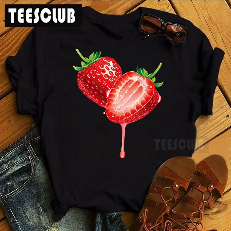 

Cool Fruit Pineapple Graphic Printing Summer Luxury Brand Cotton Men's and Women's T-Shirts Short Sleeves Street Fashion Trend