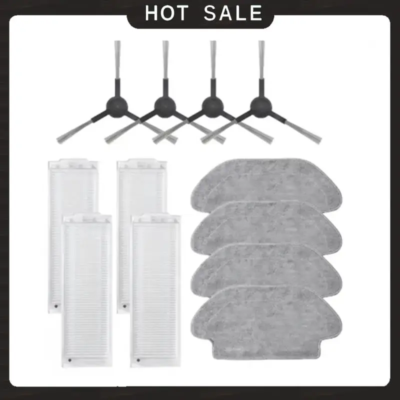 

24-Hour Delivery 12 Pcs For Karcher RCV 3 Vacuum Cleaner Accessories Side Brush Mop Filter Ultra Durable Accessories