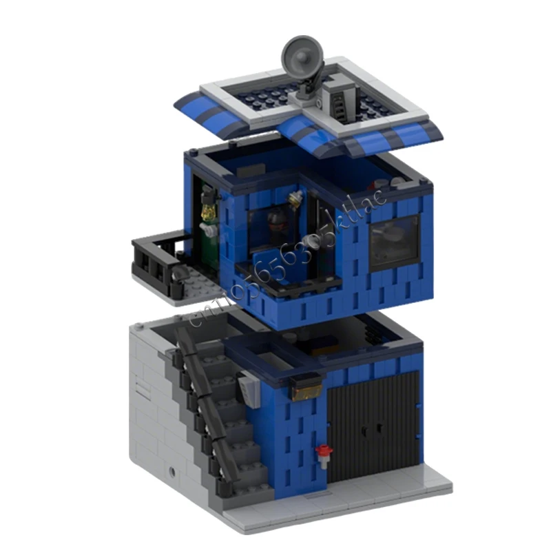 625 pièces, petit appartement médiéval avec garage, MOC, construction modulaire personnalisable, blocs de construction éducatifs, conception DIY, jouet pour garçon, cadeau d'anniversaire