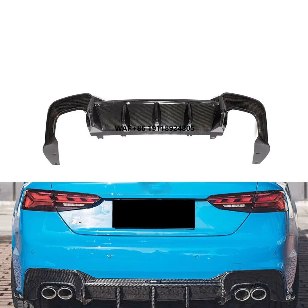 

S5 Dry Carbon Fiber Car Rear Diffuser for A5 Quattro S Line S5 Sportback 2D 4-Door 2020-2021