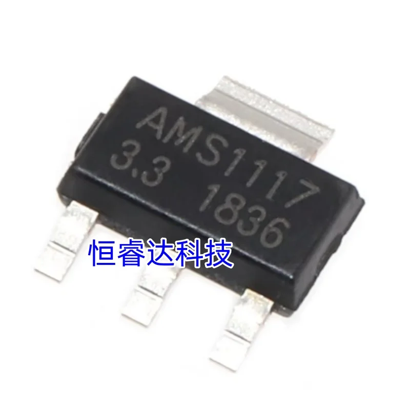 50 шт./лот AMS1117-1,2 В AMS1117-1,5 В AMS1117-1,8 В AMS1117- 2,5 В AMS1117-3,3 В AMS1117-5V AMS1117-ADJ SOT-223