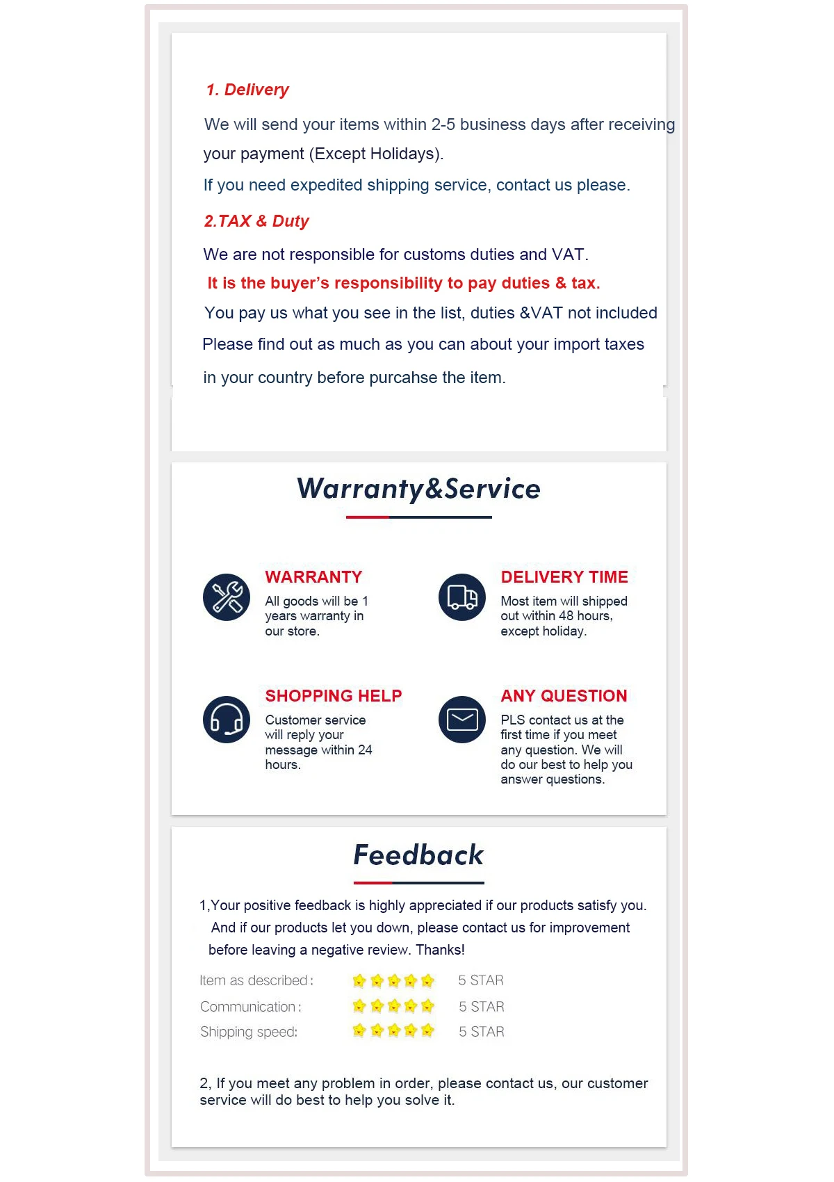 Produk dikirim ulang, terima kasih